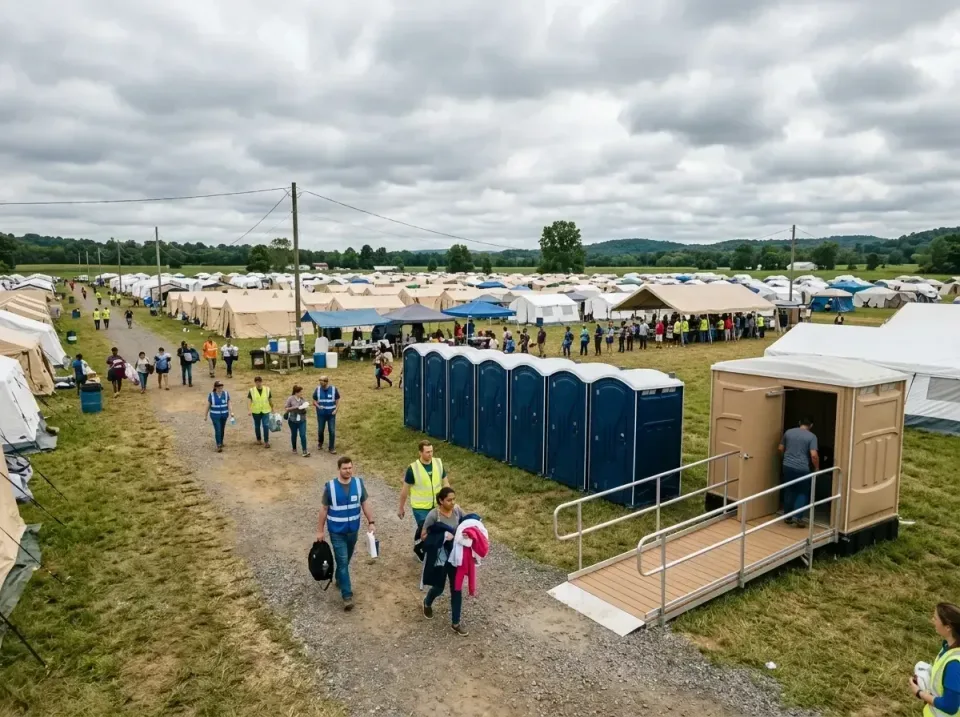 disaster-relief-camp-restrooms-010 — frequently asked questions, Dumpster & Portable Bathrooms Rental in Burlington, KY